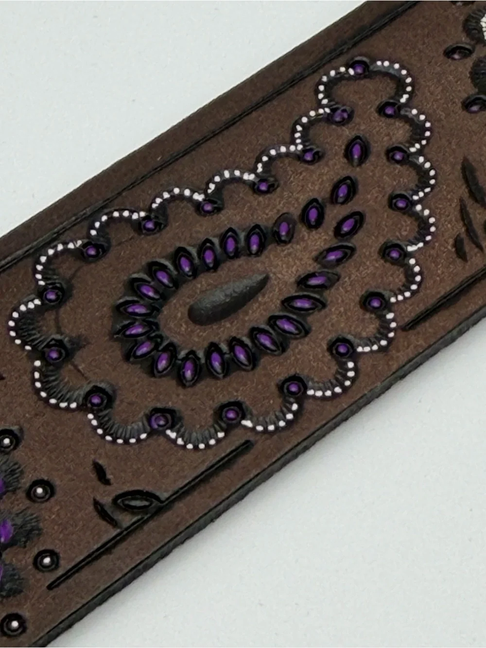 NWT paparazzi Paisley Pioneer Urban Snap Leather Cuff Bracelet Festival Western